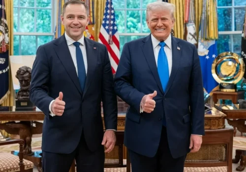 Trump zapowiada stałą bazę USA w Polsce. Wspomina Nawrockiego