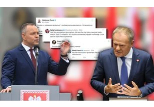 Wpis o oddaniu terytorium wywołał burzę. KPRP broni Nawrockiego
