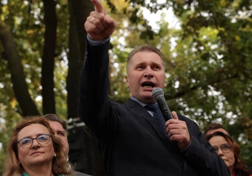 Czarnek na manifestacji przed TK. Wygrażał rządowi: Zrobimy wam jesień średniowiecza