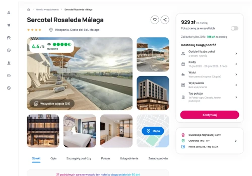City break w Maladze z basenem na dachu ✈️🏊 Loty i 4* hotel za 919 PLN
