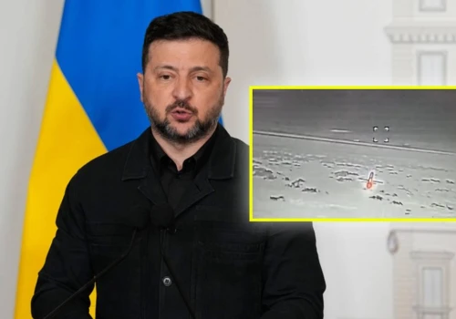 Nowa broń Ukraińców dopadła drona z odrzutowym napędem. Zełenski chwali żołnierzy