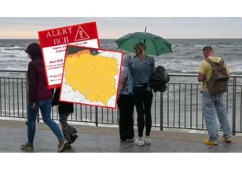 Ostrzeżenia w całej Polsce. Dla Wybrzeża wydano też alert RCB