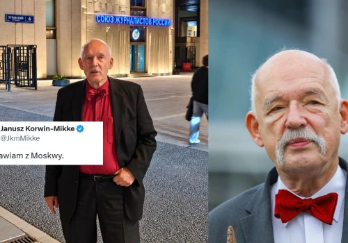 Janusz Korwin-Mikke odwiedził Moskwę i przypomina, że to bardzo ładne miasto