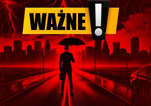 Ściana deszczu ruszyła przez Polskę. IMGW pokazał trasę frontu, wiatr osiąga 80 km/h