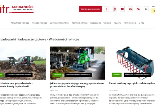 Ładowarka teleskopowa, przegubowa czy ciągnik z ładowaczem czołowym? Co najlepiej sprawdzi się w gospodarstwie?