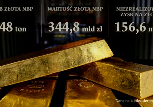 Dane NBP potwierdzają sierpniowe zakupy złota. Kurs na 700 ton utrzymany