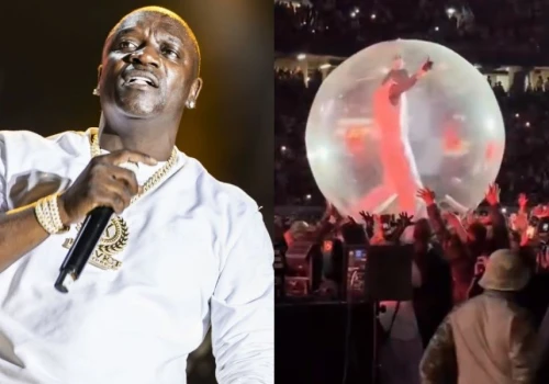 Akon wpadł w tłum 40 tysięcy fanów w wielkiej kuli. Musiała interweniować ochrona