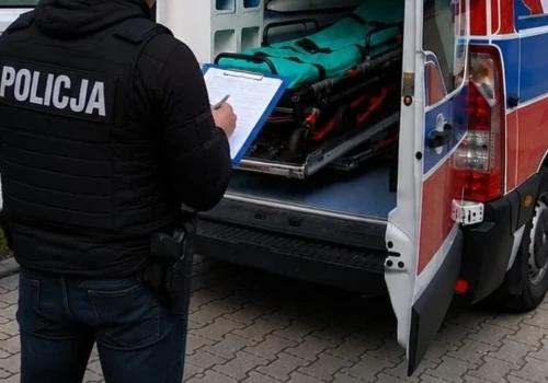 Pacjent zaatakował ratowników medycznych i zniszczył karetkę