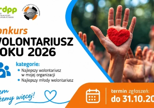 Konin szuka ludzi, którzy bezinteresownie pomagają innym. Ruszyły zgłoszenia do konkursu Wolontariusz Roku 2026
