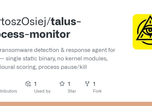 Open source'owy anty-ransomware dla Linuksa (Rust + eBPF). Wykrywa masowe szyfro