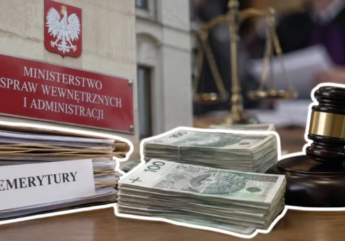 Obniżyli im emerytury, teraz państwo oddaje pieniądze. MSWiA wypłaciło już 436 mln zł
