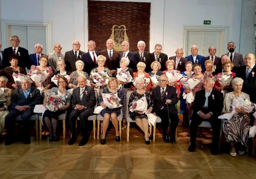 Pół wieku razem. Siedleckie pary uhonorowane za długoletnie małżeństwo (zdjęcia+filmy)