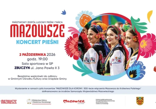 „Mazowsze” wystąpi w Zbuczynie. Wstęp wolny
