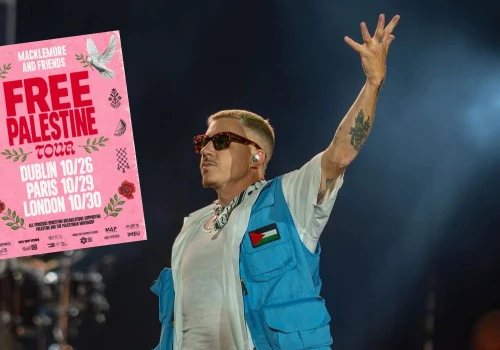 Macklemore ogłosił, że wyruszy w trasę po Europie, a zarobki przekaże Palestynie