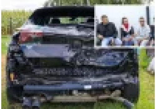 W jego auto wjechał radiowóz. Policja nie poczuwa się do odpowiedzialności
