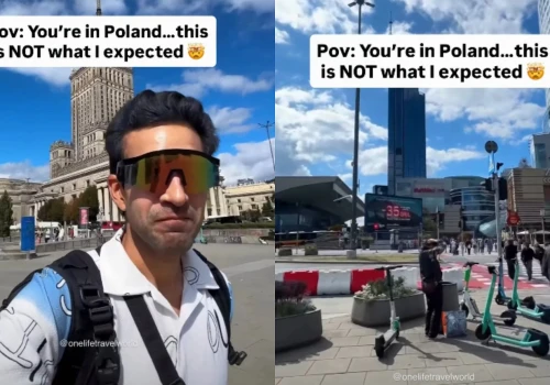 Podróżnik z Indii odwiedził Polskę i nie krył zaskoczenia. 
