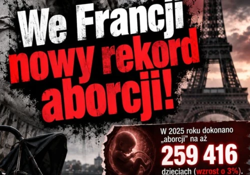 We Francji nowy rekord – w 2025 dokonano “aborcji” na aż 259 416 dzieciach (wzrost o 3%)