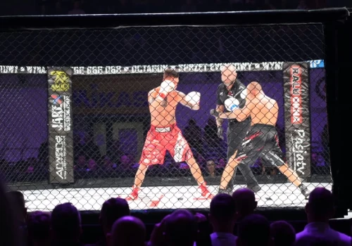 Kacper Kabara i Kamil Młodziński z wygranymi na MMA ATTACK 7 w Będzinie