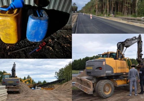 Dwaj 19-latkowie zatrzymani za kradzieże paliwa z maszyn budowlanych