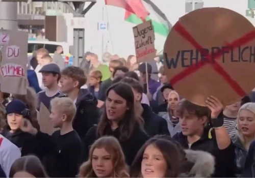 Niemieccy uczniowie protestują: „Nie weźmiemy udziału w waszych wojnach”