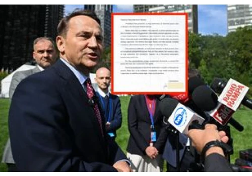 Radosław Sikorski opublikował list od autorki gróźb. 