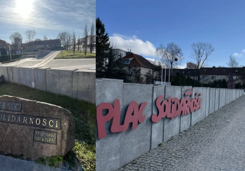 Miejsce protestów i pamięci. Tak powstał Plac Solidarności w Olsztynie