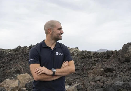 Hiszpański astronauta szkoli się na Lanzarote: „Jeszcze za wcześnie na lot na Księżyc”