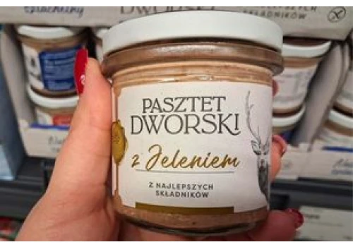 Wypatrzyłam w Lidlu taki pasztet. Po spojrzeniu na skład szybko wrzuciłam go do koszyka