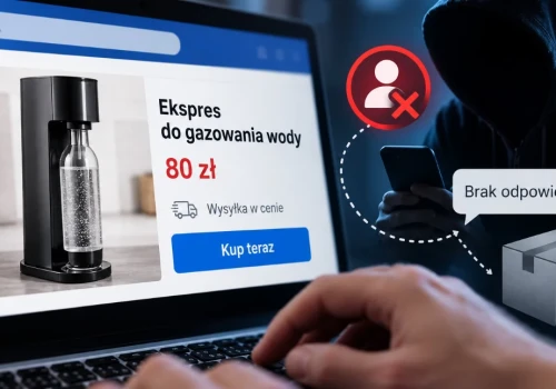 15-latek sprzedawał w internecie ekspres, którego nie miał. Policjanci namierzyli go po śladach w sieci