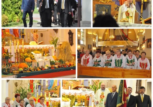 Msza dożynkowa w Zawadzie. Parafia dziękowała Bogu za plony