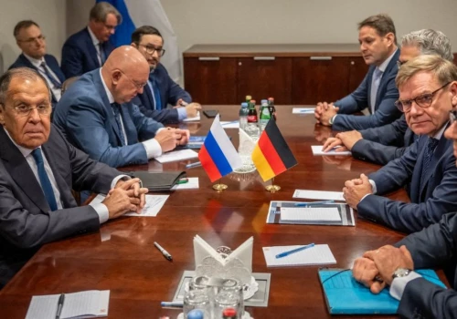 Szef niemieckiego MSZ tłumaczy się ze spotkania z Ławrowem. 