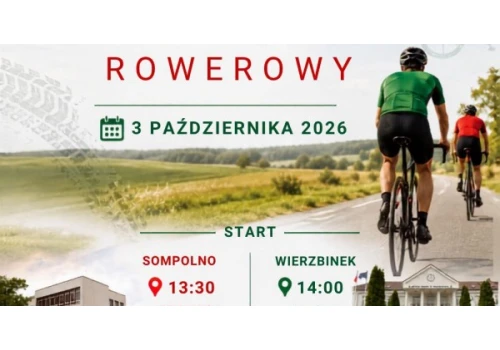 Rajd rowerowy Sompolno–Wierzbinek. Gdzie i o której wystartować?