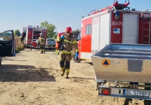 Akcja ratunkowa w Drogoszewie. Trwa reanimacja mężczyny