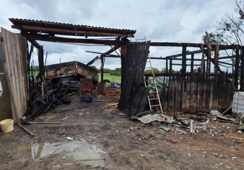 Pożar zabrał im zboże i opał. Rolnicy stracili dorobek tuż przed zimą