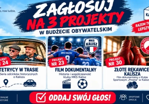 BUDŻET OBYWATELSKI KALISZA 2027! Te 3 projekty mogą zmienić miasto. ZAGŁOSUJ!