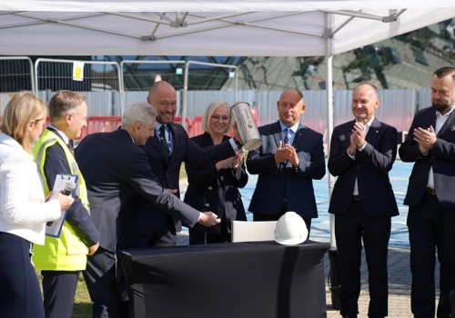 Kraków: Wmurowanie kamienia węgielnego pod terminal pasażerski T6