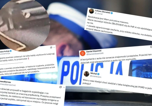 Opolska policja wrzuciła nagranie z potrącenia dziecka i wskazuje, że miało kaptur