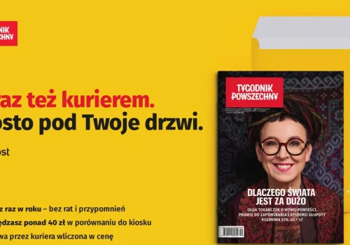 Papierowy „Tygodnik Powszechny” teraz także kurierem. Prosto pod Twoje drzwi