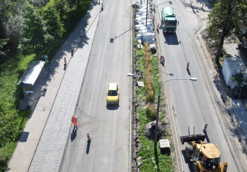 Kolejny fragment al. Warszawskiej w remoncie. Jest tymczasowa organizacja ruchu