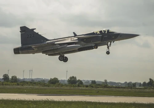 Szwedzkie Gripeny pilnują Rzeszowa. Jeden szczegół zwraca uwagę