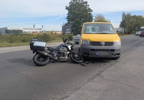 Wypadek na DK62. Ranny motocyklista. Lądował śmigłowiec LPR