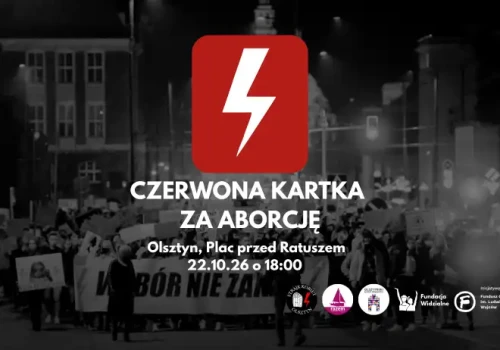 Zapowiedziano protest w Olsztynie: „Czerwona kartka” za brak zmian w prawie aborcyjnym