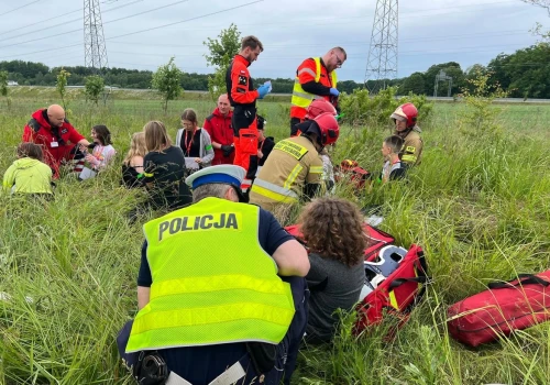 Pożar ratusza, wypadek autobusu i groźny wyciek. Wielka akcja służb w Pyrzycach