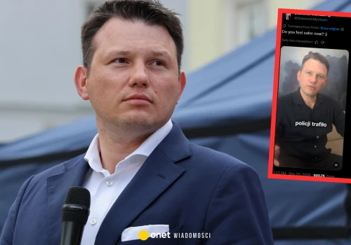 Sławomir Mentzen zakpił z policjantek. Minister mówi o 
