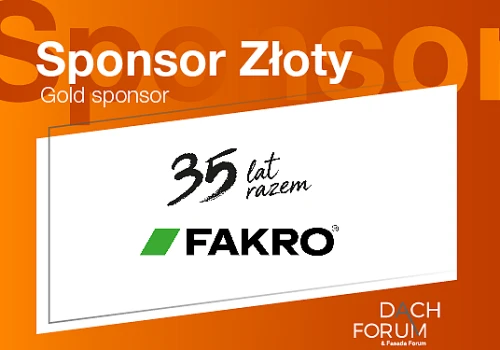 FAKRO ponownie Złotym Sponsorem Dach Forum. Branżowy lider zostaje z nami na 2027 rok