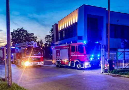 Dziewięć zastępów straży interweniowało w Stawie