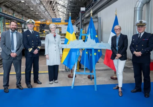 Francja: Cięcie blach pierwszej szwedzkiej fregaty typu FDI Luleå