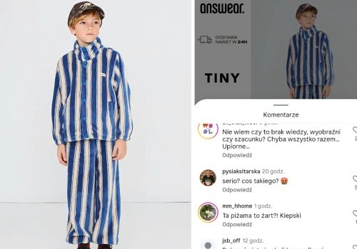 „Pasiak” dla dziecka. Internauci oburzeni: „Strój dla więźnia Auschwitz?”