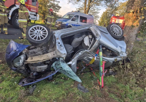 Tragedia na DW407. W wypadku zginął strażak-ochotnik