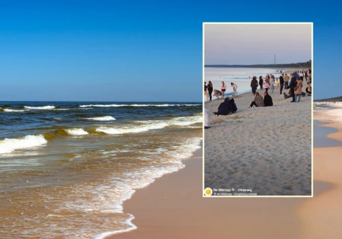 Tak wygląda początek października nad Bałtykiem. Tego 